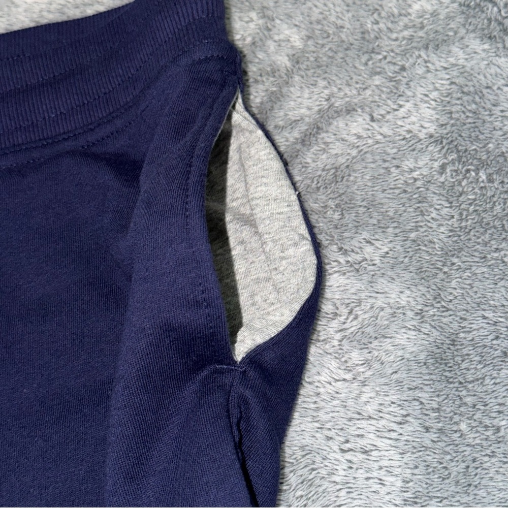 Chubbies Loungewear Navy Blue Terry Drawstring Shorts - Picture 6 of 8